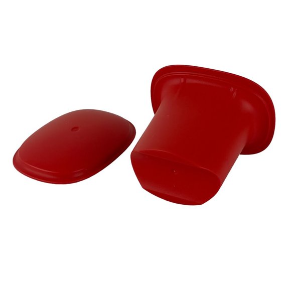 Tupperware Fushion Master Mincer Grinder Red Replacement Part Plunger & Seal - Picture 3 of 10